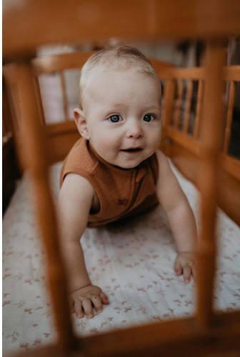 Snoozebaby mouwloze baby slaapzak Toffee Babyslaapzak Bruin 90-110 - Foto 4