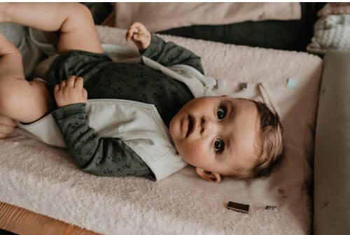 Snoozebaby romper Dark Green Groen Katoen V-hals All over print 50 56 - Foto 2