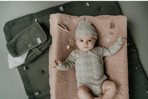 Snoozebaby aankleedkussenhoes Happy Dressing Desert Sand Verschoonmatje Beige - Foto 2