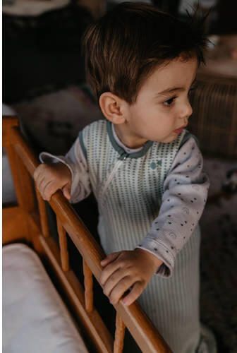 Snoozebaby baby slaapzak Smokey Green Babyslaapzak Groen 90-110 - Foto 3