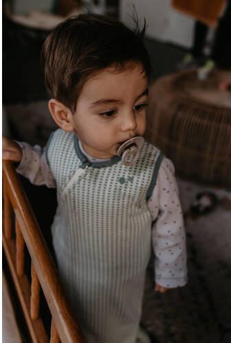 Snoozebaby baby slaapzak Smokey Green Babyslaapzak Groen 90-110 - Foto 4