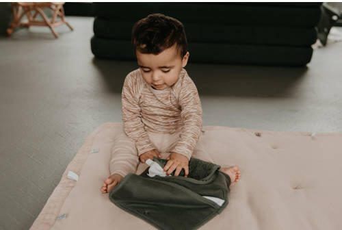 Snoozebaby speelkleed Desert Sand Boxkleed Beige | Boxkleed van - Foto 4