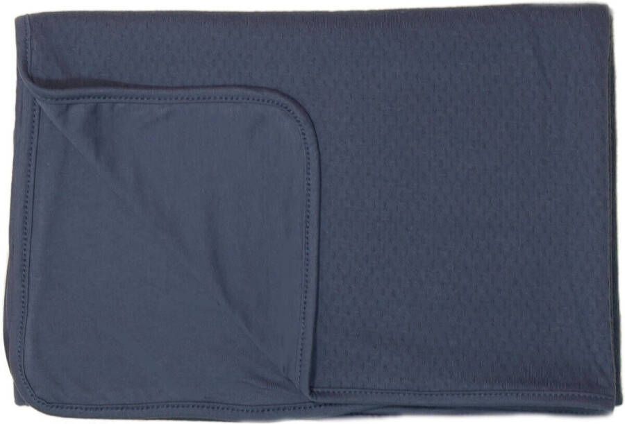Snoozebaby wiegdeken TOG 1 Babydeken Blauw Effen | Babydeken van