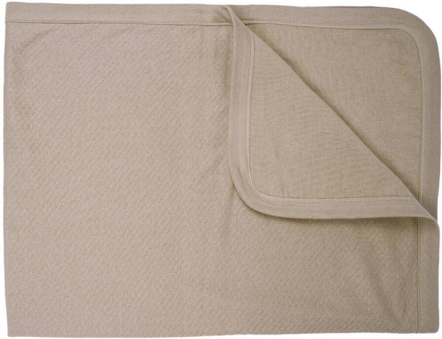 Snoozebaby wiegdeken T.O.G. 1.0 desert sand Babydeken Beige Effen