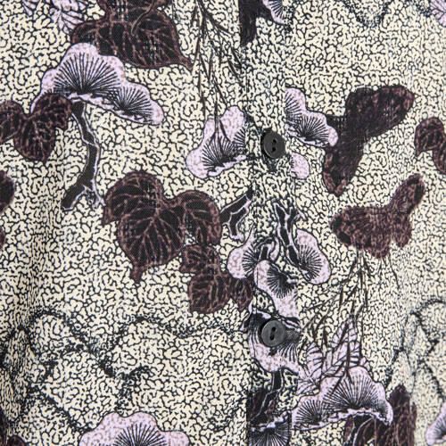 Sofie Schnoor blouse met all over print beige zwart lila Meisjes Polyester Mao kraag 128 - Foto 2