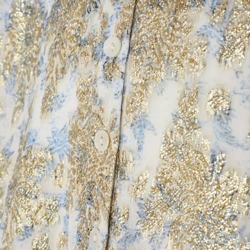 Sofie Schnoor blouse met all over print ecru goud blauw Meisjes Viscose Mao kraag 176 - Foto 2