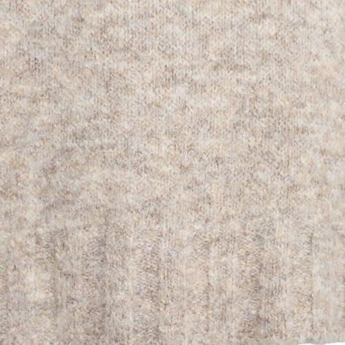 Sofie Schnoor gemêleerde gebreide coltrui beige Melée 128 - Foto 2