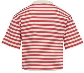 Sofie Schnoor gestreept T-shirt rood wit Meisjes Katoen Ronde hals Streep 164 - Foto 3