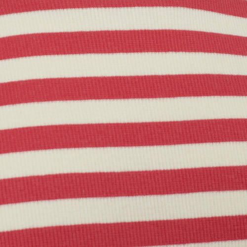 Sofie Schnoor gestreept T-shirt rood wit Meisjes Katoen Ronde hals Streep 164