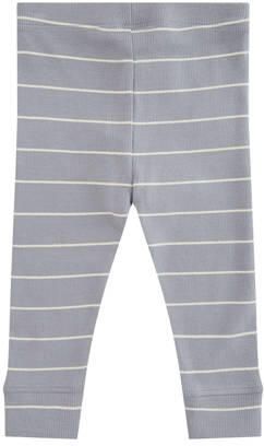 Sofie Schnoor Petit by baby gestreepte slim fit broek blauw wit Stretchkatoen 56