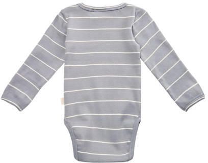 Sofie Schnoor Petit by romper blauw wit Stretchkatoen Ronde hals 56