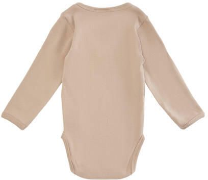Sofie Schnoor Petit by romper lichtbruin Stretchkatoen Ronde hals 56