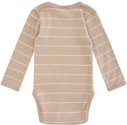 Sofie Schnoor Petit by romper lichtbruin Stretchkatoen Ronde hals 62
