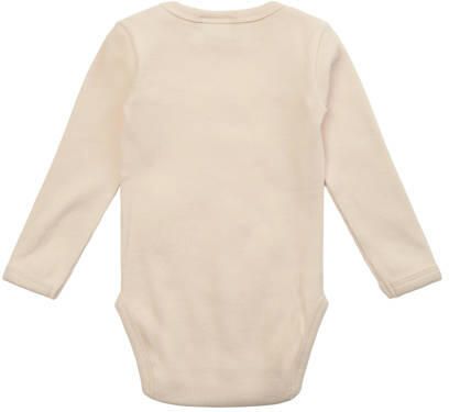 Sofie Schnoor Petit by romper offwhite Ecru Stretchkatoen Ronde hals 62