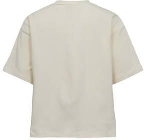 Sofie Schnoor Petit by T-shirt met tekst ecru Meisjes Biologisch katoen Ronde hals 98