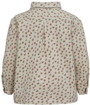 Sofie Schnoor Petit by zomerjas met all over print ecru Meisjes Katoen Opstaande kraag 104