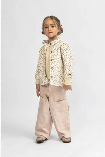 Sofie Schnoor Petit by zomerjas met all over print ecru Meisjes Katoen Opstaande kraag 104 - Foto 3