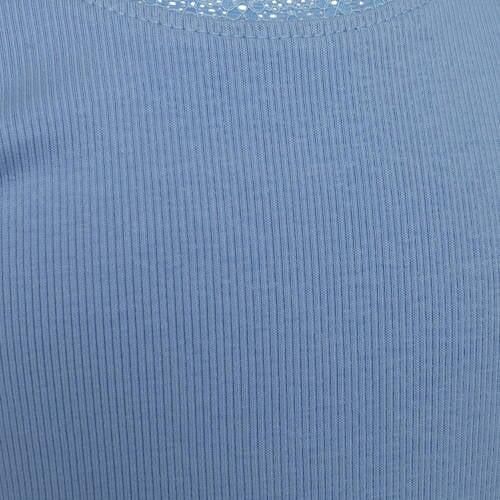 Sofie Schnoor T-shirt blauw Meisjes Katoen Ronde hals Effen 110 - Foto 2