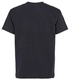 Sofie Schnoor T-shirt zwart Meisjes Katoen Ronde hals Effen 152