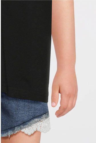 Sofie Schnoor T-shirt zwart Meisjes Katoen Ronde hals Effen 152 - Foto 3