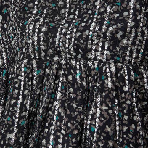 Sofie Schnoor top met all over print zwart groen wit Meisjes Polyester Ronde hals 152 - Foto 2
