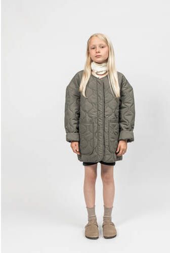 Sofie Schnoor zomerjas olijfgroen Meisjes Polyester Ronde hals Effen 128 - Foto 2