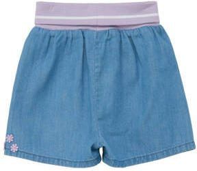 S.Oliver baby casual short medium blue denim Korte broek Blauw Meisjes Katoen 50 56