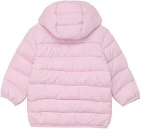 S.Oliver baby gewatteerde zomerjas roze Meisjes Polyester Capuchon Effen 86
