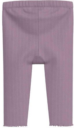 S.Oliver baby legging paars Meisjes Stretchkatoen Effen 50 56