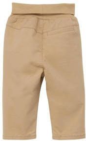 S.Oliver baby regular fit broek zand Beige Jongens Stretchkatoen Effen 62