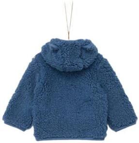 S.Oliver baby teddy tussenjas lichtblauw Jongens Polyester Capuchon Effen 68