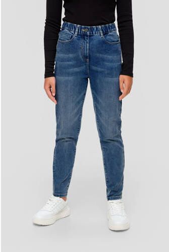 S.Oliver RED LABEL High rise relaxed fit jeans met contrastnaden