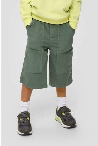 S.Oliver bermuda groen Korte broek Jongens Katoen Effen 104 - Foto 2