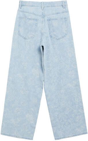 S.Oliver BIGGY regular waist wide leg jeans met print lichtblauw Meisjes Denim - Foto 4