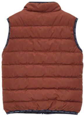 S.Oliver bodywarmer donkerrood zwart Meisjes Polyester Opstaande kraag 104