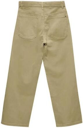 S.Oliver broek bruin Jongens Stretchdenim Effen 134