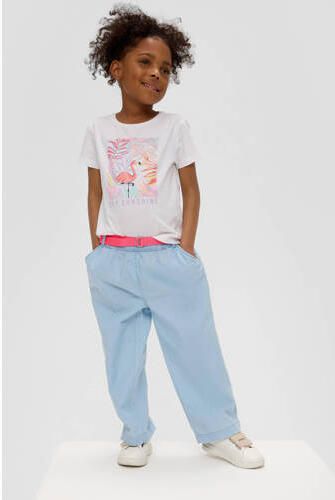 S.Oliver broek light blue denim Blauw Meisjes Katoen Effen 104 - Foto 2