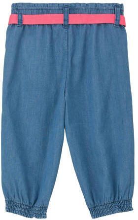 S.Oliver broek medium blue denim Blauw Meisjes Katoen Effen 116
