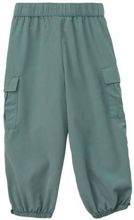 S.Oliver cargobroek petrol Blauw Jongens Polyester Effen 104