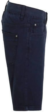 S.Oliver casual short donkerblauw Korte broek Jongens Stretchkatoen Effen 128 - Foto 1
