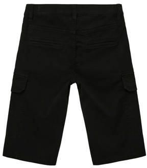 S.Oliver casual short zwart Korte broek Jongens Stretchkatoen Effen 146