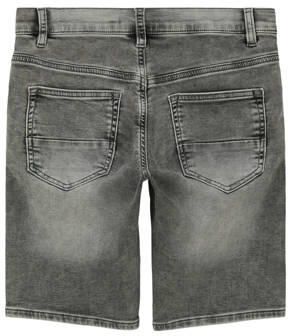 S.Oliver denim short grey denim Korte broek Grijs Jongens Stretchdenim 134