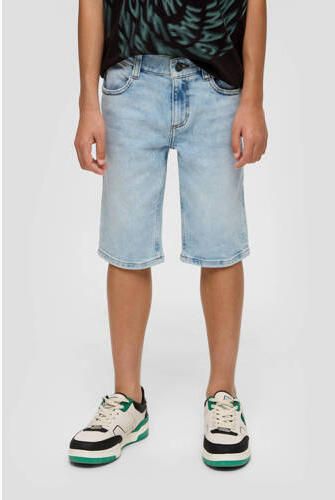 S.Oliver denim short light blue denim Korte broek Blauw Jongens Stretchdenim 146 - Foto 2