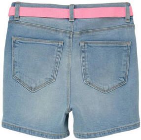 S.Oliver denim short medium blue denim Korte broek Blauw Meisjes Stretchdenim 134
