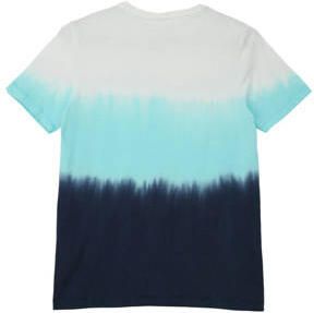 S.Oliver dip-dye T-shirt blauw Jongens Katoen Ronde hals Dip-dye 134 140