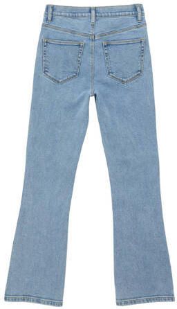 S.Oliver flared jeans light denim Blauw Meisjes Stretchdenim Effen 152 - Foto 3