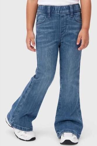 S.Oliver flared jeans medium blue denim Blauw Meisjes Katoen Effen - Foto 4
