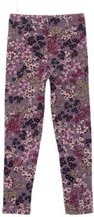 S.Oliver gebloemde broek paars beige multicolor Meisjes Polyester-katoen 128