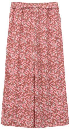 S.Oliver gebloemde broek rood Meisjes Viscose Bloemen 140 - Foto 3