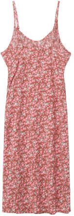 S.Oliver gebloemde jurk rood multi Meisjes Viscose Ronde hals Bloemen 152